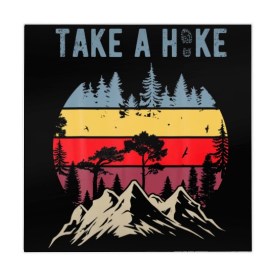 Hiking Nature Hike Hiker Outdoor Funny Take a Hike Mahjong Mats