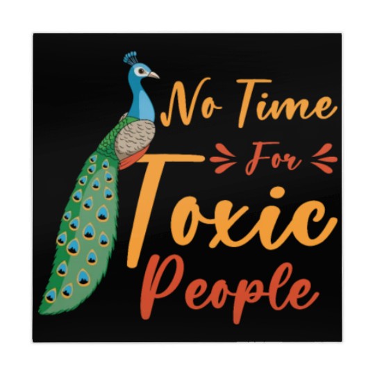 Peacock Positivity Peacock Fan Toxic People Nature Mahjong Mats