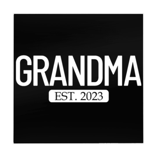 Grandma Est. 2023 New Grandparent Gift Women's Mahjong Mats