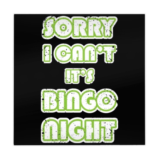 Funny Bingo Lover Sorry I Cant Its Bingo Night Mahjong Mats