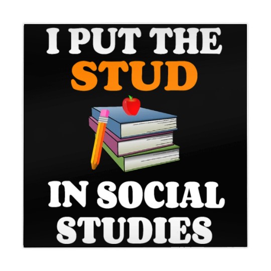 I Put Stud In Social Studies History Teacher Gift Mahjong Mats