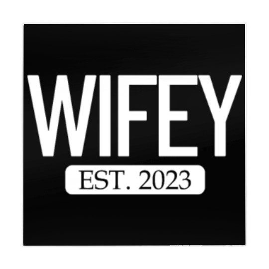 Wifey Est. 2023 Matching Couple Newlywed Marriedma Mahjong Mats