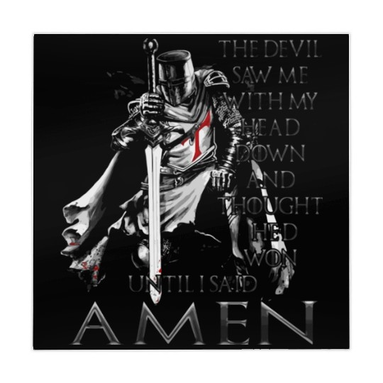 The Crusader The Devil Saw Me Knight Templar Mahjong Mats