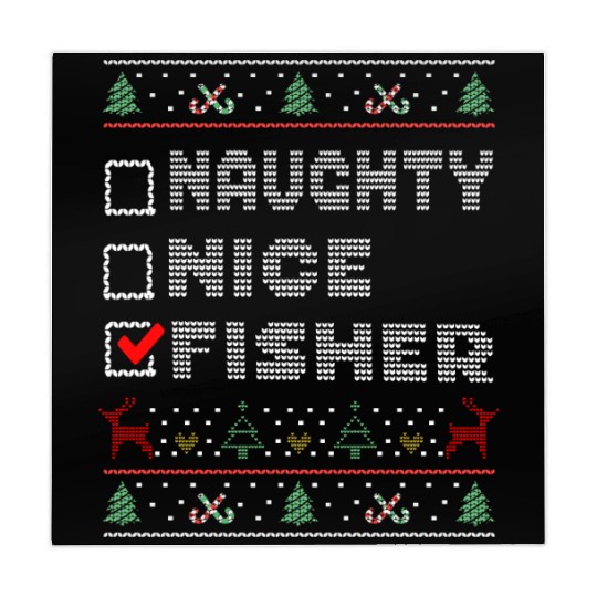Naughty Nice Fisher, Matching Christmas Group Mahjong Mats