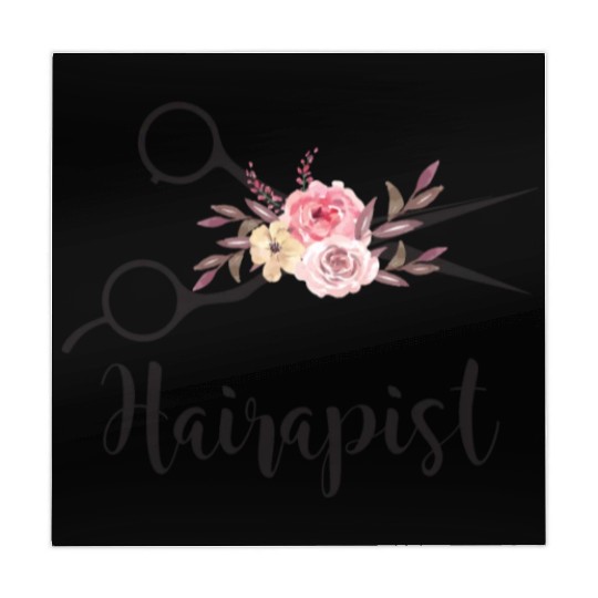 Hairapist Funny Flower Scissor Hairstylist Girls Mahjong Mats
