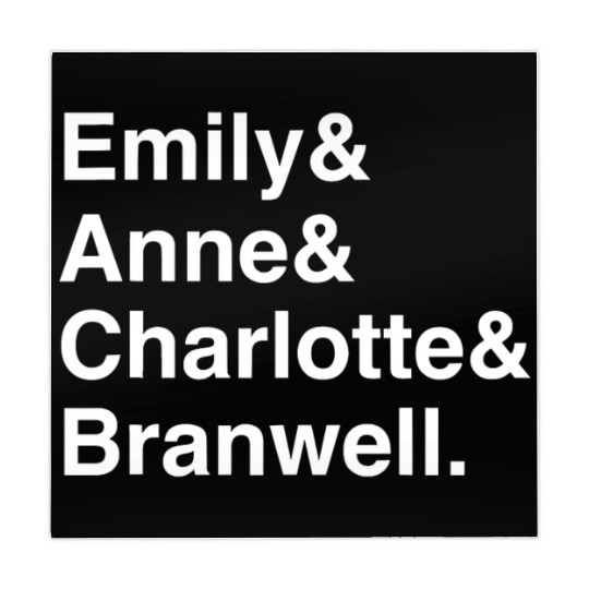 Funny Emily Bronte Charlotte Bronte Bronte Sibling Mahjong Mats