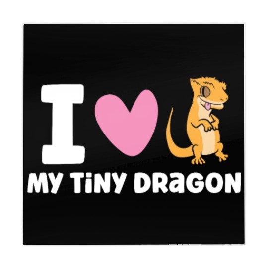 I Love My Tiny Dragon Reptile Pet Crested Gecko Mahjong Mats