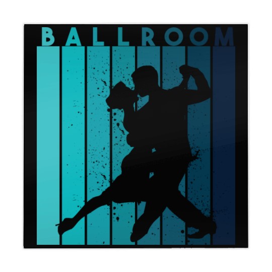 Retro Dance Teacher Dancer Ballroom Mahjong Mats