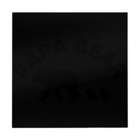 Papa Bear With 2 Two Cubs Dad Father Mahjong Mats