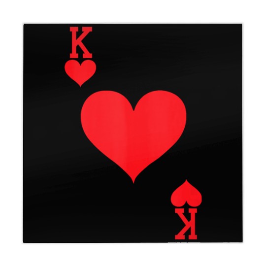 King of Hearts Playing Card Halloween Costume Tank Mahjong Mats