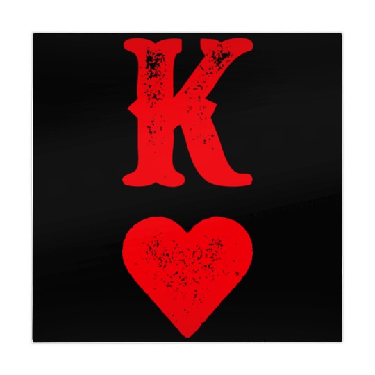 King Of Hearts Playing Cards Couples Halloween Cos Mahjong Mats