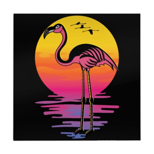 Flamingo Sunset Beach Lover Gift Mahjong Mats