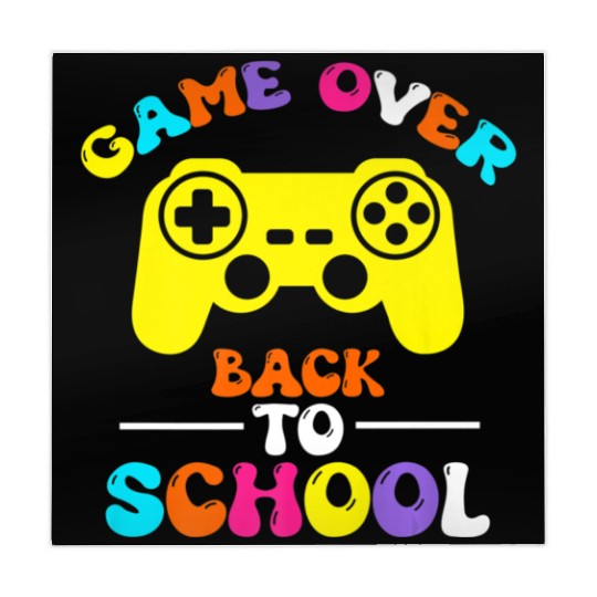 Console Joystick Over Back To School Math Teacher Mahjong Mats