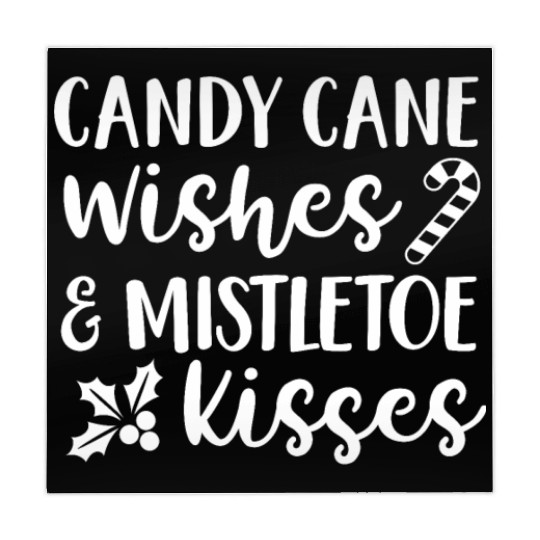 Candy Cane Wishes And Mistletoe Kisses Mahjong Mats