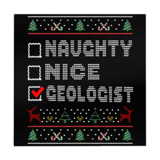 Naughty Nice Geologist, Matching Christmas Group Mahjong Mats
