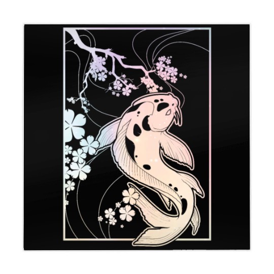Kawaii Cherry Blossom Koi Mahjong Mats