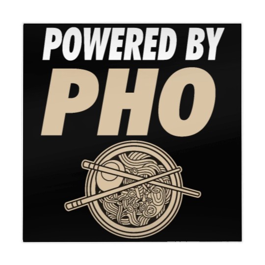 Powered By Pho Soup Vietnamese Noodle Food Mahjong Mats