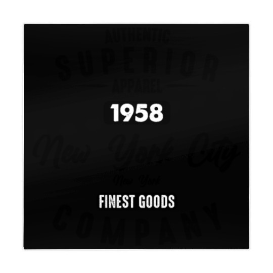 New York City Born In 1958 Vintage Birthday Mahjong Mats