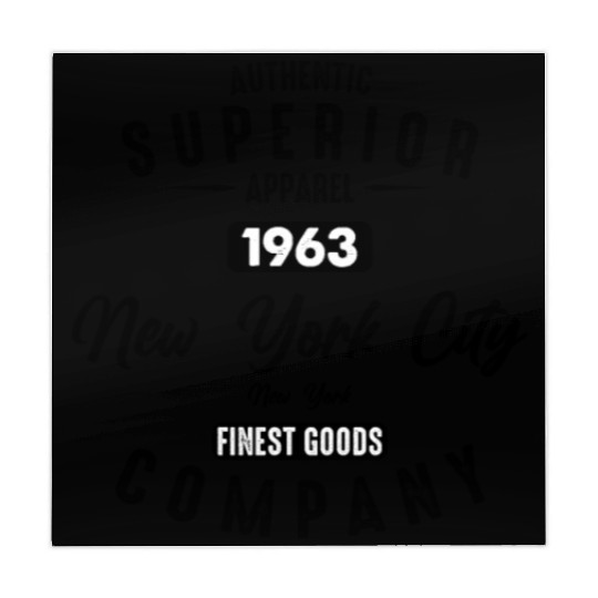 New York City Born In 1963 Vintage Birthday Mahjong Mats