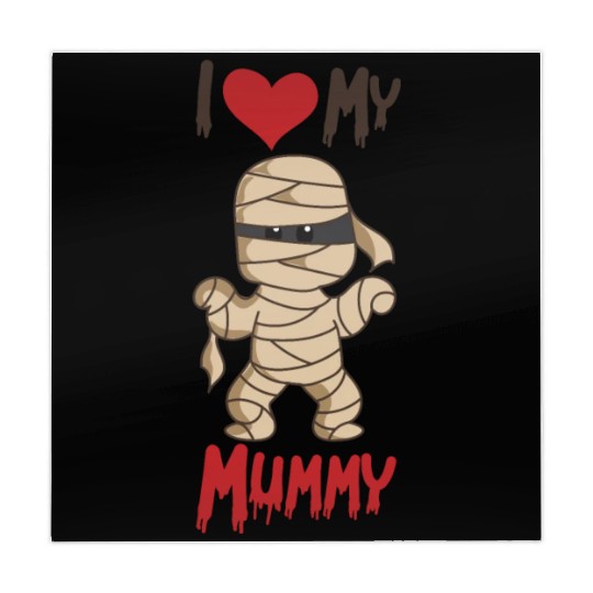 Halloween Kids I Love My Mummy Mahjong Mats