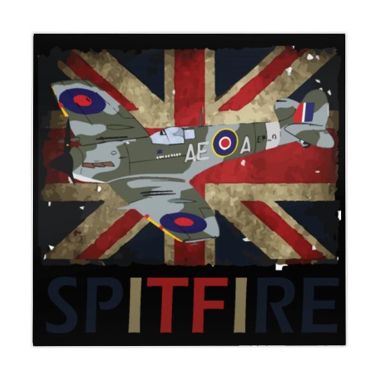 Spitfire WW2 Fighter Aircraft Airplane Union Jack Mahjong Mats