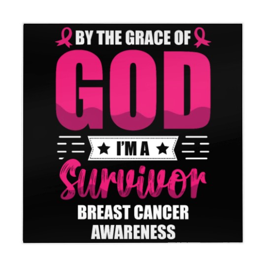 By The Grace Of God I'm A Breast Cancer Survivor Mahjong Mats