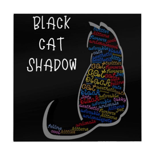 Black Cat Shadow Mahjong Mats