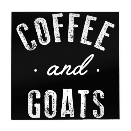 Coffee And Goats Funny Cute Caffeine Farmer Animal Mahjong Mats