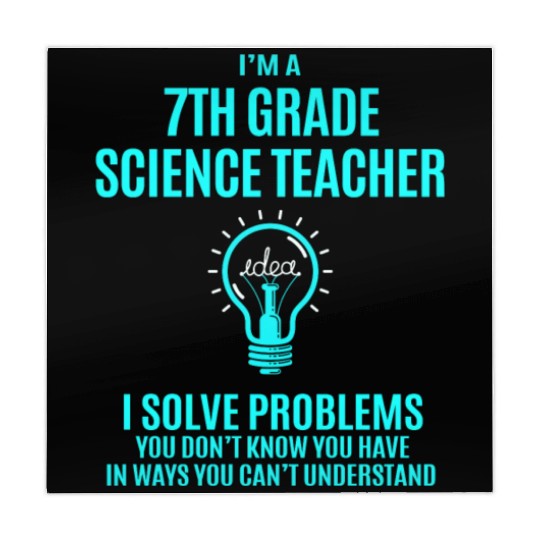 7Th Grade Science Teacher Mahjong Mats - I Solve Proble