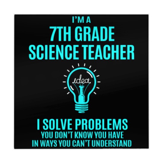 7Th Grade Science Teacher Mahjong Mats - I Solve Proble