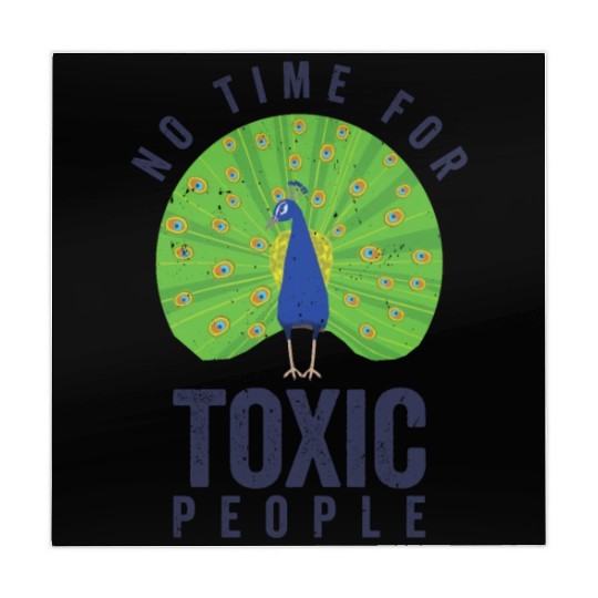 Peacock Positivity Peacock Fan Toxic People Nature Mahjong Mats