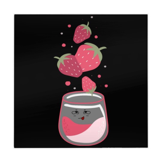 Delicious Strawberry juice Mahjong Mats