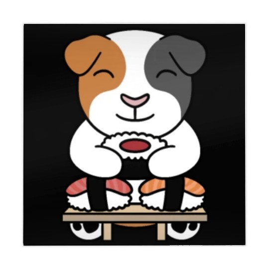 Sushi Lover Guinea Pig Mahjong Mats