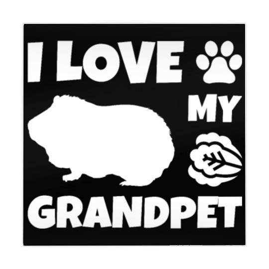 I Love My Grandpet Guinea Pig Mahjong Mats