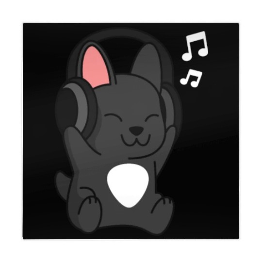 Music Lover French Bulldog Mahjong Mats