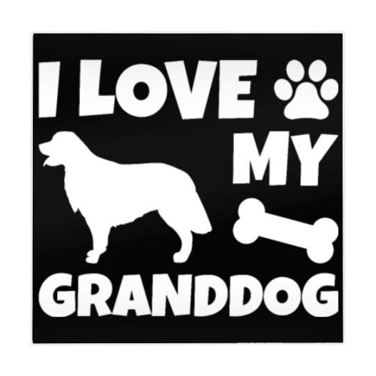 I Love My Granddog Golden Retriever Mahjong Mats