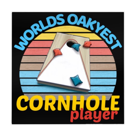 worlds oakyest cornhole player two Mahjong Mats