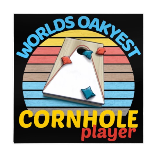 worlds oakyest cornhole player two Mahjong Mats