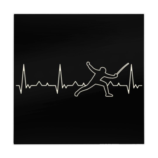 Fencing. Heart. Love. EKG. Pulse. Beat. Mahjong Mats