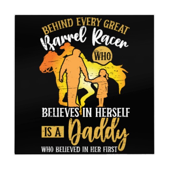 Barrel Racing Dad Rodeo Equestrian Horse Barrel Mahjong Mats