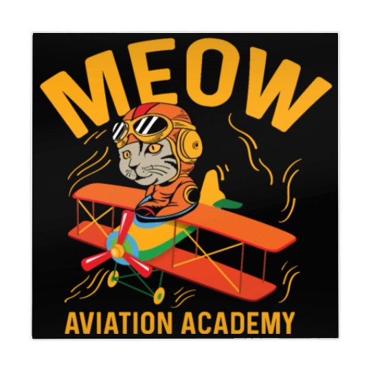 Meow Aviation Academy Co-Pilot Gift Mahjong Mats