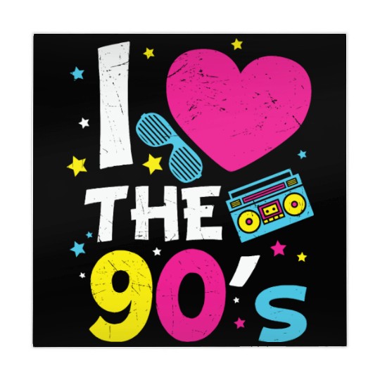 I Love the 90s Radio Cassette Tape Nostalgia Gifts Mahjong Mats
