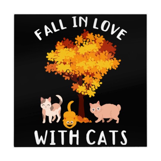 Fall Women Cat Lover Autumn Mahjong Mats