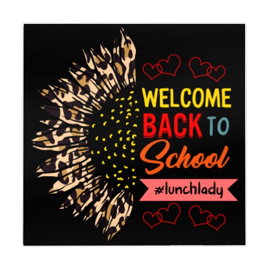 Back to School Mahjong Mats, Lunch Lady Sunflower Mahjong Mats,