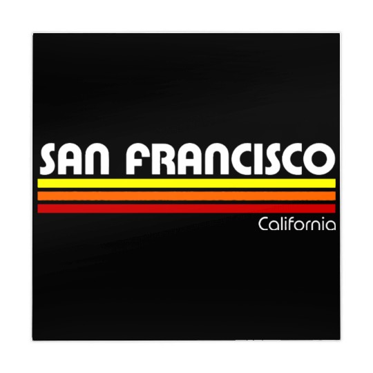 San Francisco California Retro Mahjong Mats