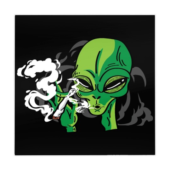 Alien Smoking Gangster Gift Mahjong Mats