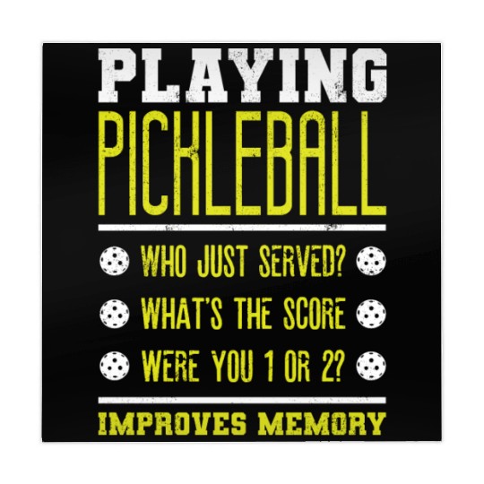 Playing Pickleball improves memory Mahjong Mats