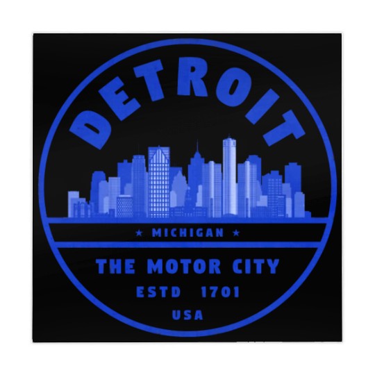 Detroit Michigan Mahjong Mats