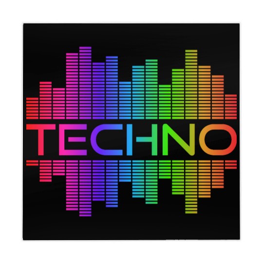 Techno Music Rainbow Spectrum Hard Dark Acid Mahjong Mats