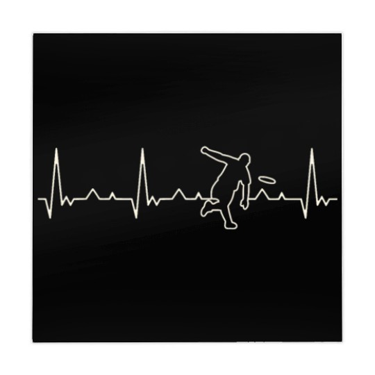 Frisbee Throw Ultimate Disc Golf. Heart. Love. Mahjong Mats